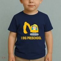 I Dig Preschool Bulldozer Toddler T-Shirt thumb 2