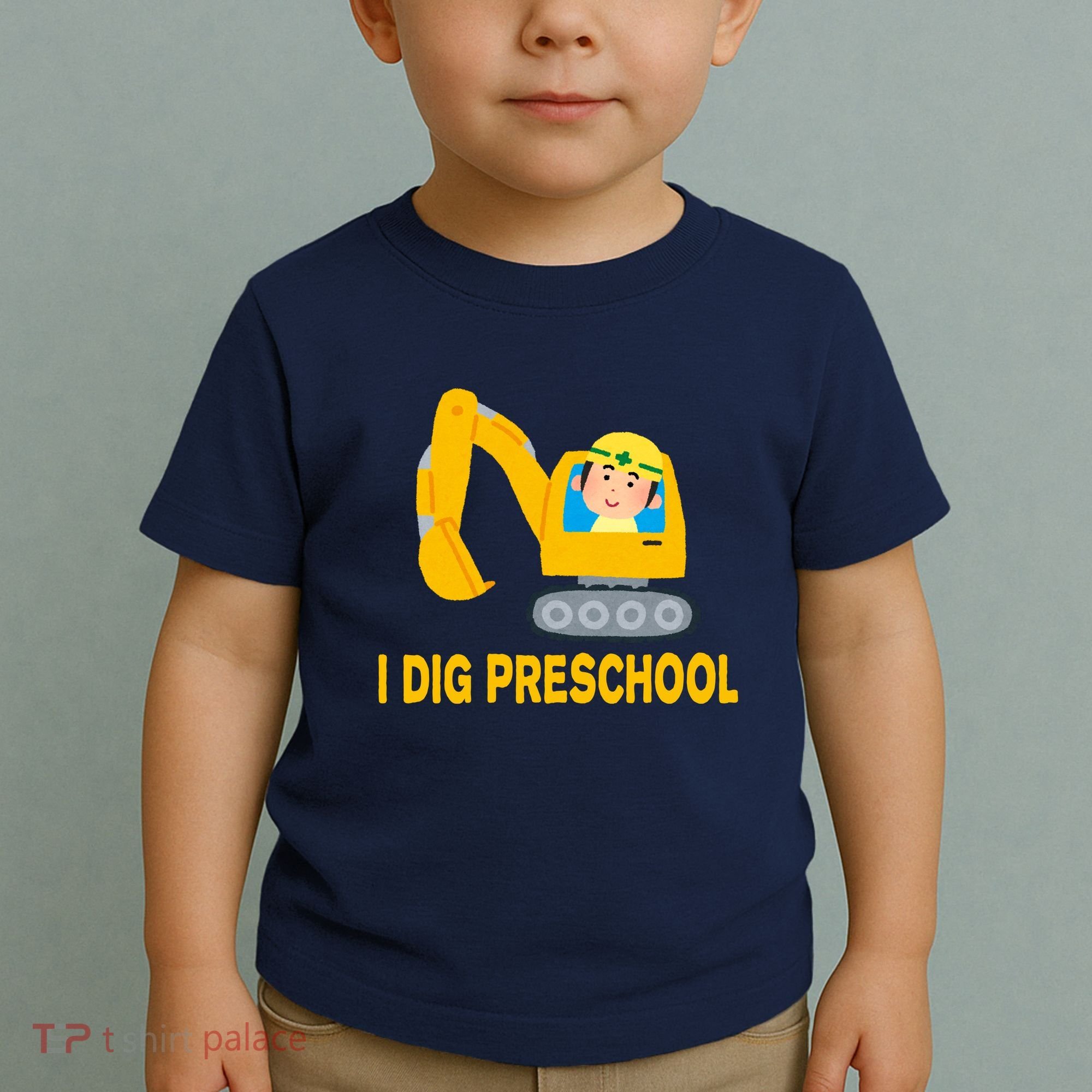 I Dig Preschool Bulldozer Toddler T-Shirt