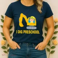 I Dig Preschool Bulldozer Women's T-Shirt thumb 2