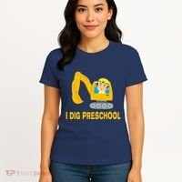 I Dig Preschool Bulldozer Women's T-Shirt thumb 4