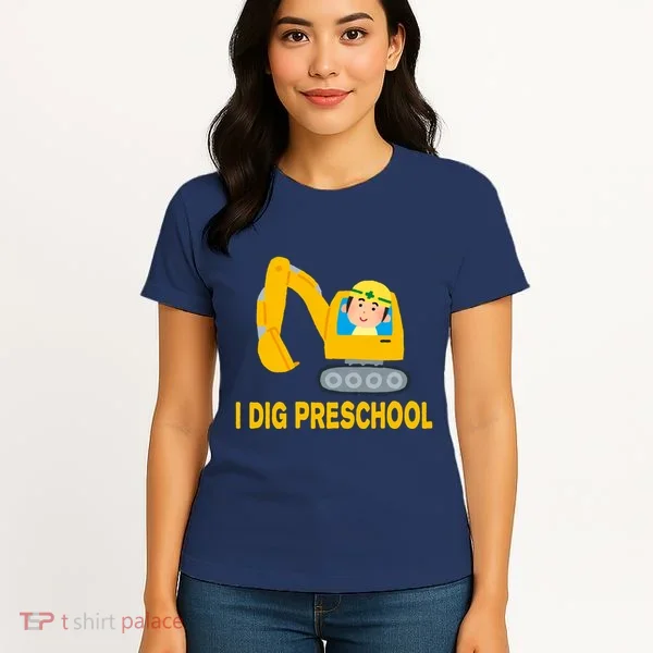 I Dig Preschool Bulldozer Women's T-Shirt