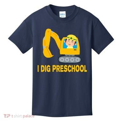 I Dig Preschool Bulldozer Kids T-Shirt