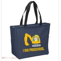 I Dig Preschool Bulldozer Tote Bag thumb 2