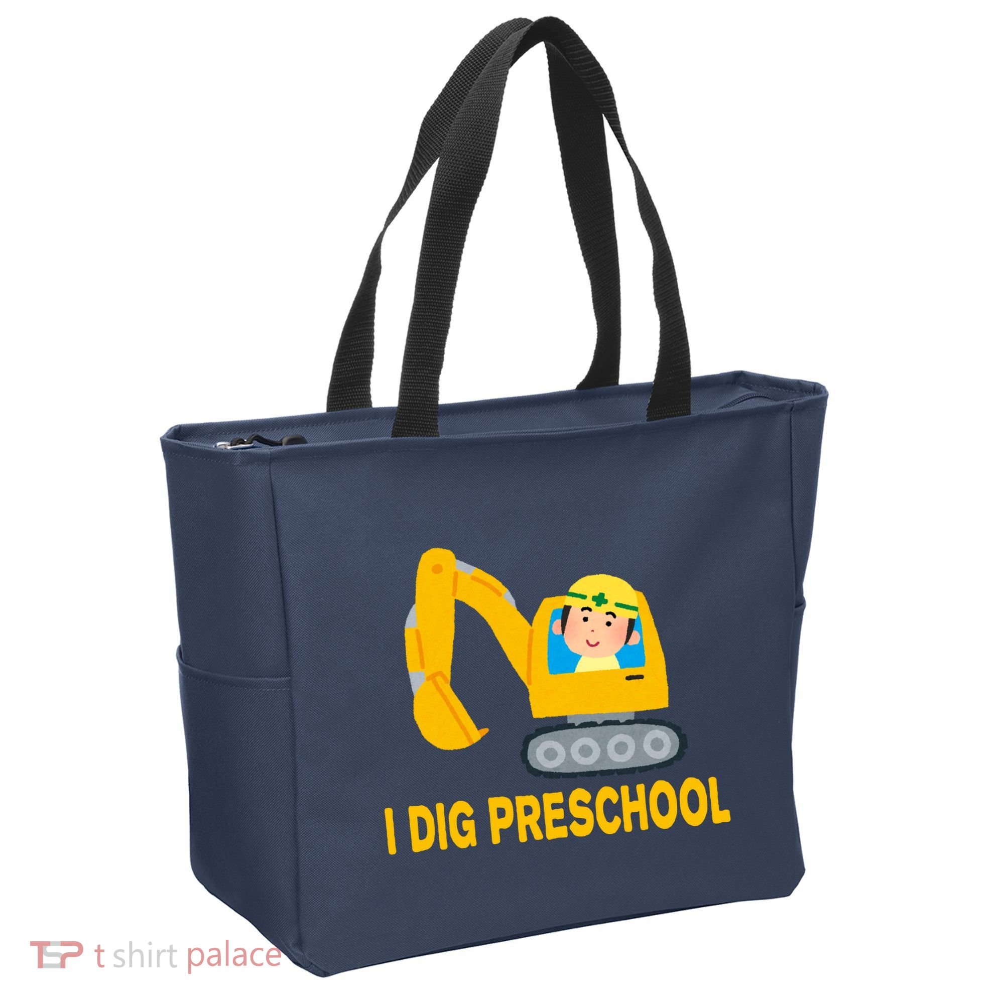 I Dig Preschool Bulldozer Tote Bag