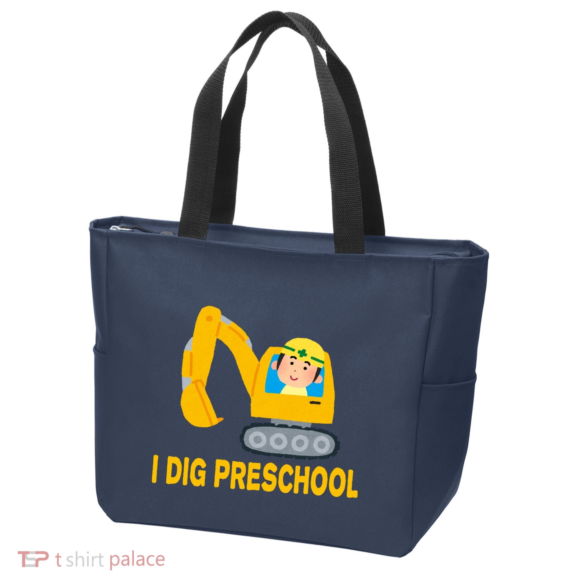 I Dig Preschool Bulldozer Tote Bag