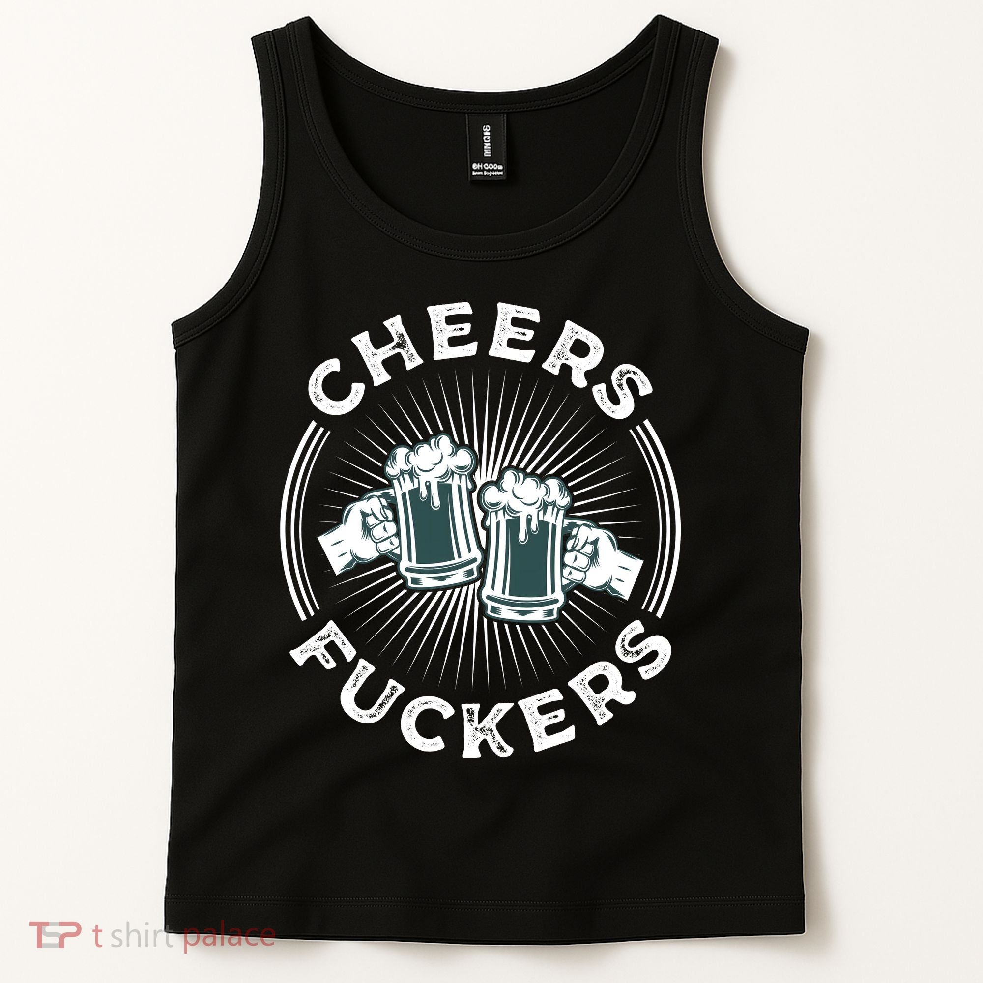 Irish Drinking Quote Cheers Fuckers Funny St Patricks Day Tank Top