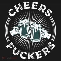 Irish Drinking Quote Cheers Fuckers Funny St Patricks Day Women's Long Sleeve Shirt thumb 2