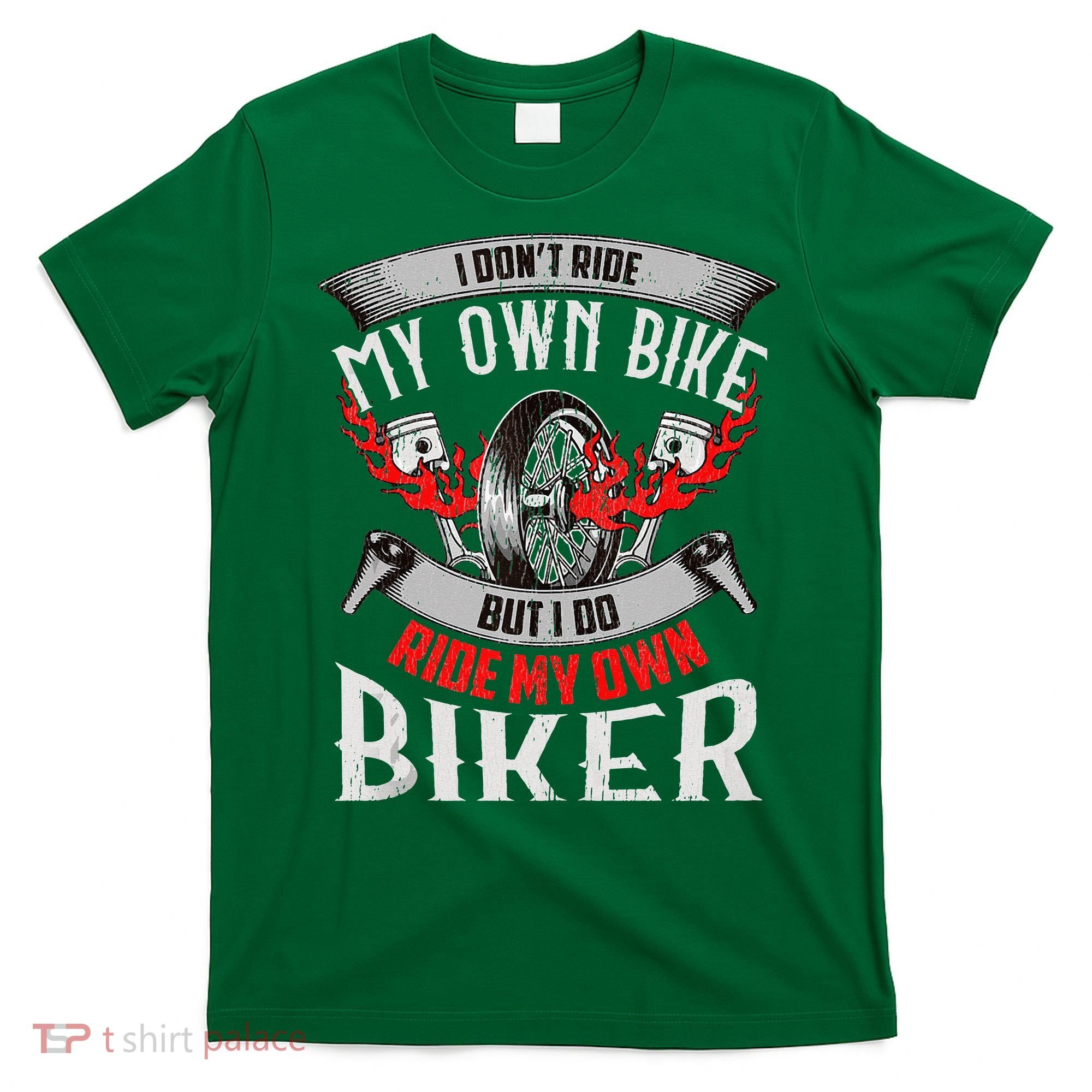 I Dont Ride My Own Bike Biker Chick Wife Red Motorcycle T-Shirt