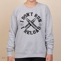 I DonT Run I Reload Gun Rights American Flag Patriots Back Women's Sweatshirt thumb 0