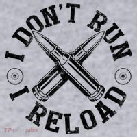I DonT Run I Reload Gun Rights American Flag Patriots Back Women's Sweatshirt thumb 2