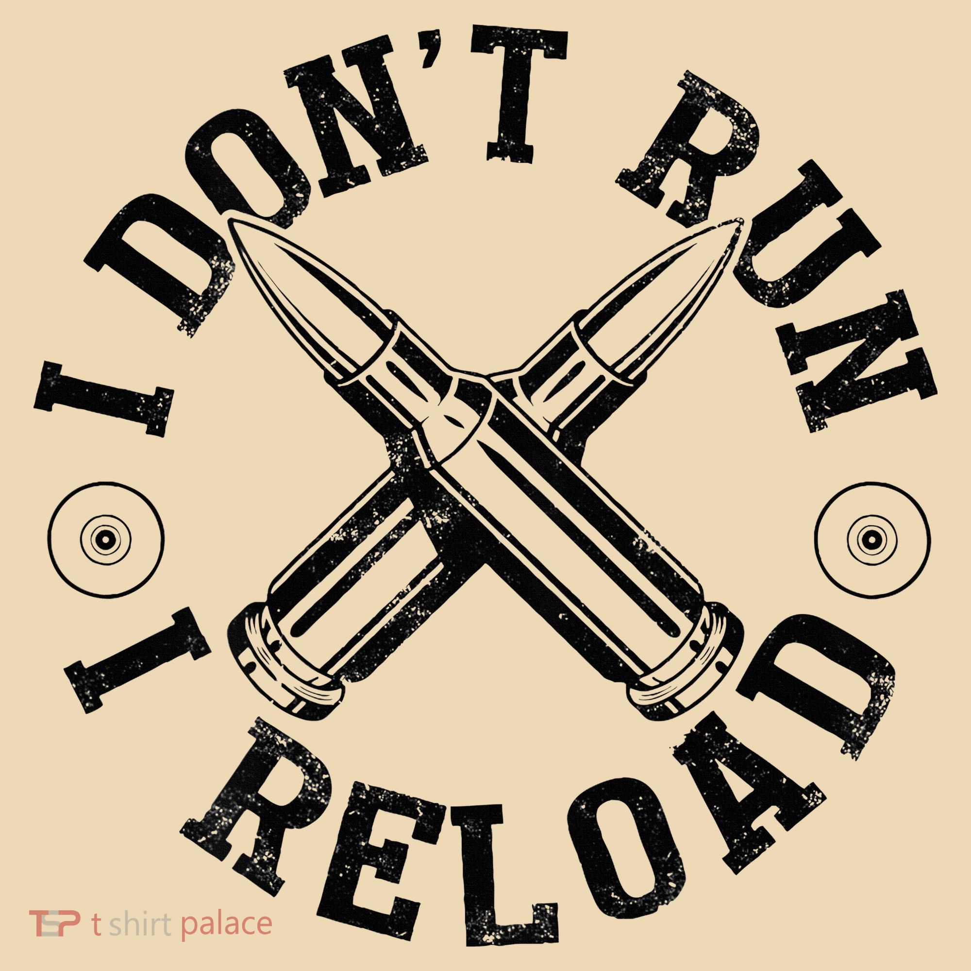 I DonT Run I Reload Gun Rights American Flag Patriots Back Tote Bag