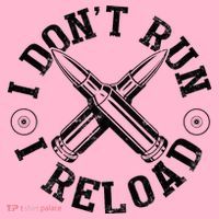 I DonT Run I Reload Gun Rights American Flag Patriots Back Coaster thumb 2