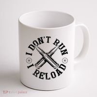 I DonT Run I Reload Gun Rights American Flag Patriots Back Coffee Mug thumb 1