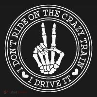 I Dont Ride The Crazy Train I Drive It Polo thumb 3