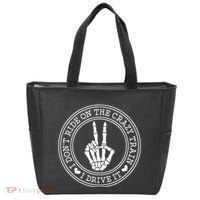 I Dont Ride The Crazy Train I Drive It Tote Bag thumb 0