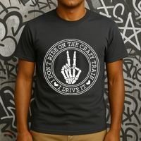 I Dont Ride The Crazy Train I Drive It T-Shirt thumb 3