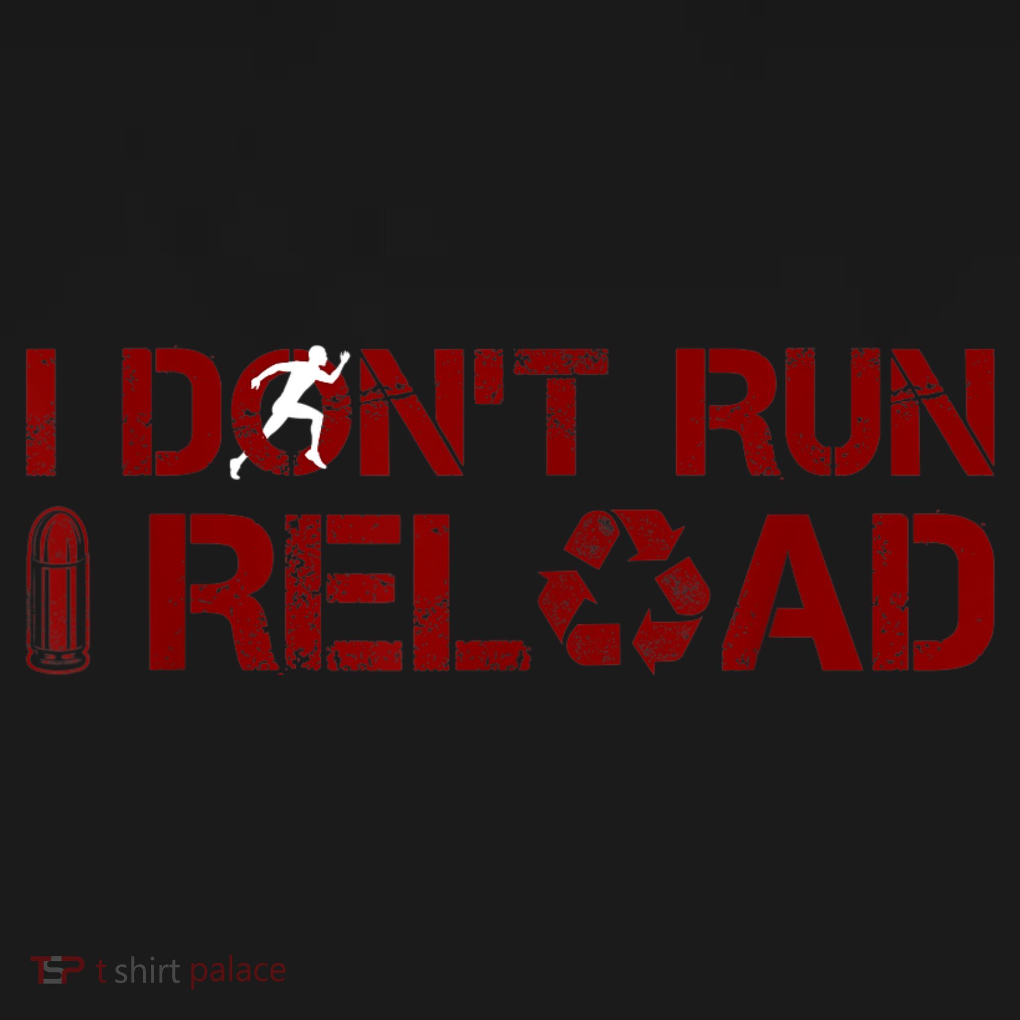 I Don't Run I Reload Funny Sarcastic Saying Kids Hoodie