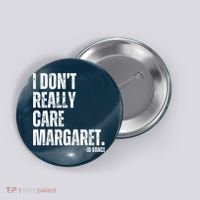 I Don’T Really Care Margaret Jd Vance Funny Minimalist Button thumb 0