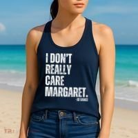 I Don’T Really Care Margaret Jd Vance Funny Minimalist Women's Tank Top thumb 2