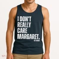 I Don’T Really Care Margaret Jd Vance Funny Minimalist Tank Top thumb 3