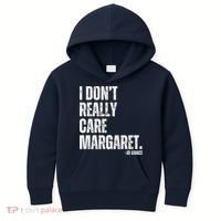 I Don’T Really Care Margaret Jd Vance Funny Minimalist Kids Hoodie thumb 0