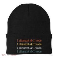 I Dissent Rbg Ruth Bader Ginsburg Feminist Beanie thumb 0