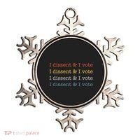 I Dissent Rbg Ruth Bader Ginsburg Feminist Ornament thumb 0