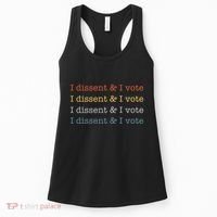 I Dissent Rbg Ruth Bader Ginsburg Feminist Women's Tank Top thumb 0