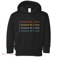 I Dissent Rbg Ruth Bader Ginsburg Feminist Toddler Hoodie thumb 0