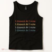 I Dissent Rbg Ruth Bader Ginsburg Feminist Tank Top thumb 2