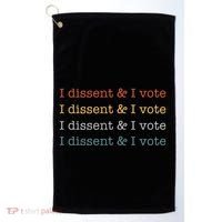 I Dissent Rbg Ruth Bader Ginsburg Feminist Golf Towel thumb 0