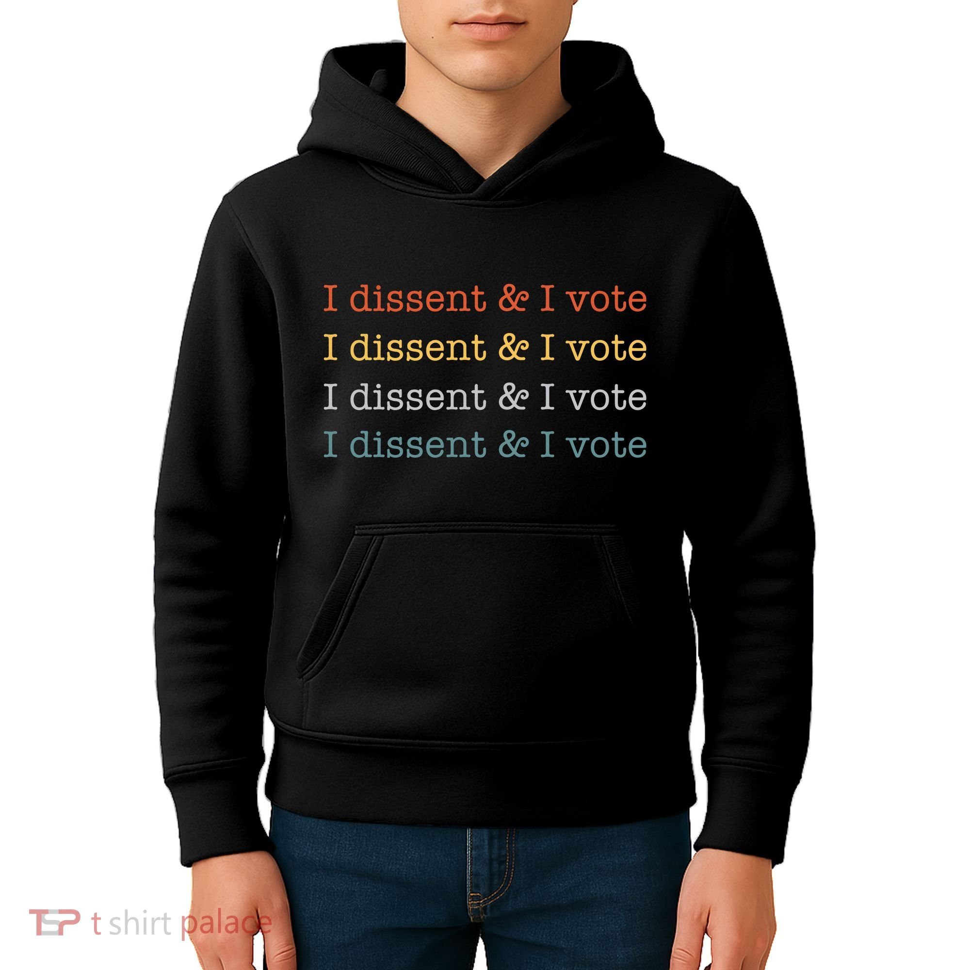 I Dissent Rbg Ruth Bader Ginsburg Feminist Kids Hoodie