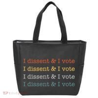 I Dissent Rbg Ruth Bader Ginsburg Feminist Tote Bag thumb 0