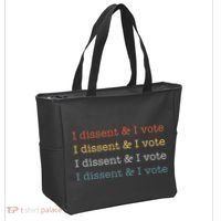 I Dissent Rbg Ruth Bader Ginsburg Feminist Tote Bag thumb 2