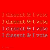 I Dissent Rbg Ruth Bader Ginsburg Feminist Santa Hat thumb 1