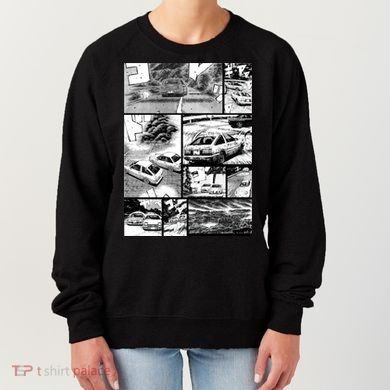 Initial D Racing Manga Wall Design (Version 2) Women's Sweatshirt