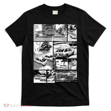 Initial D Racing Manga Wall Design (Version 2) T-Shirt