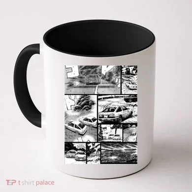 Initial D Racing Manga Wall Design (Version 2) Coffee Mug