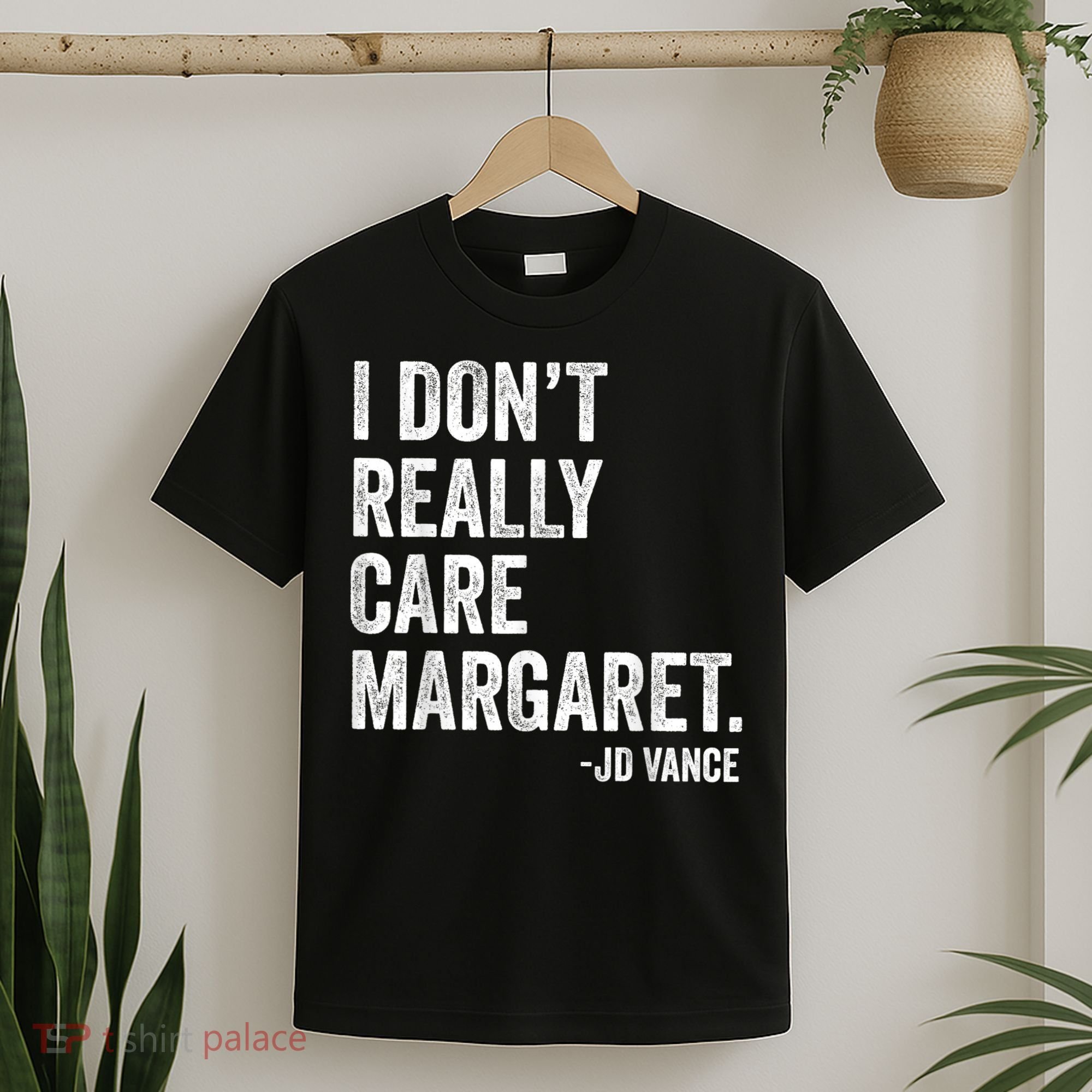I Don’T Really Care Margaret Jd Vance Funny Minimalist T-Shirt