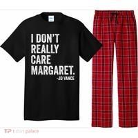 I Don’T Really Care Margaret Jd Vance Funny Minimalist Pajama Set thumb 0