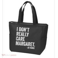 I Don’T Really Care Margaret Jd Vance Funny Minimalist Tote Bag thumb 3