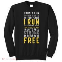 I Dont Run To Win Race Or To Get Places Running Sweatshirt thumb 0