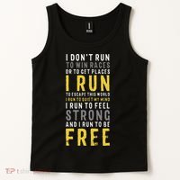 I Dont Run To Win Race Or To Get Places Running Tank Top thumb 2