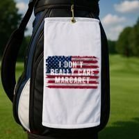 I DonT Really Care Margaret Golf Towel thumb 2