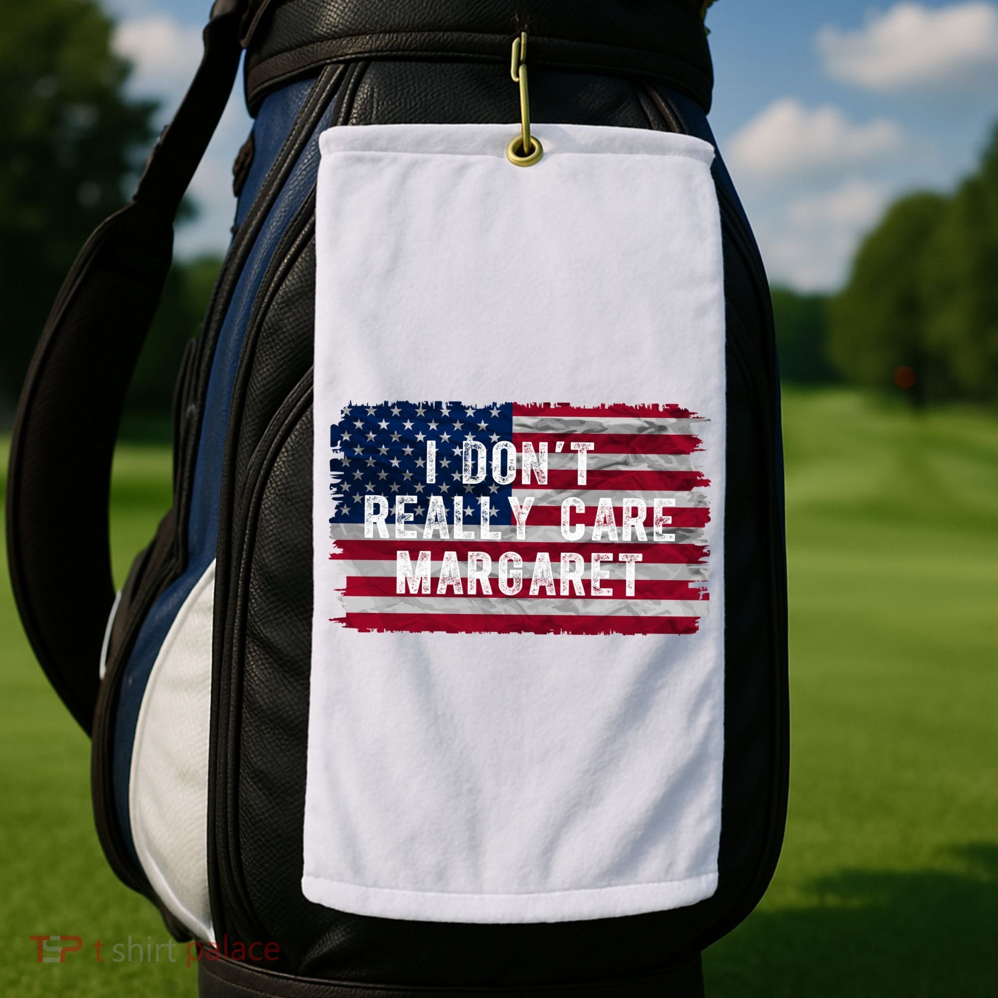 I DonT Really Care Margaret Golf Towel