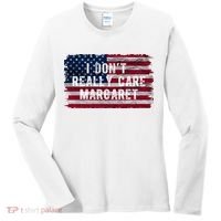 I DonT Really Care Margaret Women's Long Sleeve Shirt thumb 0