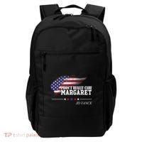 I DonT Really Care Margaret American Flag Jd Vance Backpack thumb 0