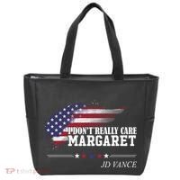 I DonT Really Care Margaret American Flag Jd Vance Tote Bag thumb 0
