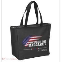 I DonT Really Care Margaret American Flag Jd Vance Tote Bag thumb 2