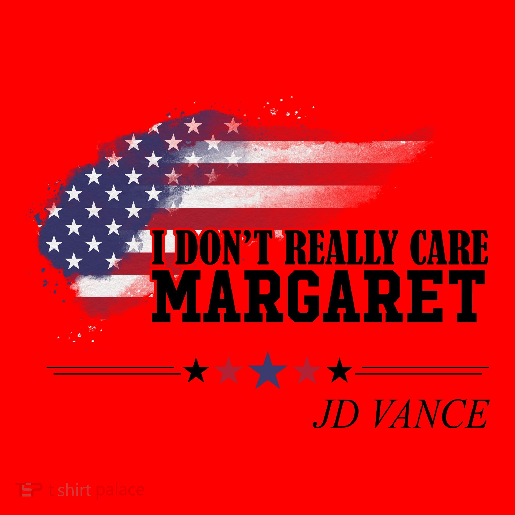 I DonT Really Care Margaret American Flag Jd Vance Santa Hat
